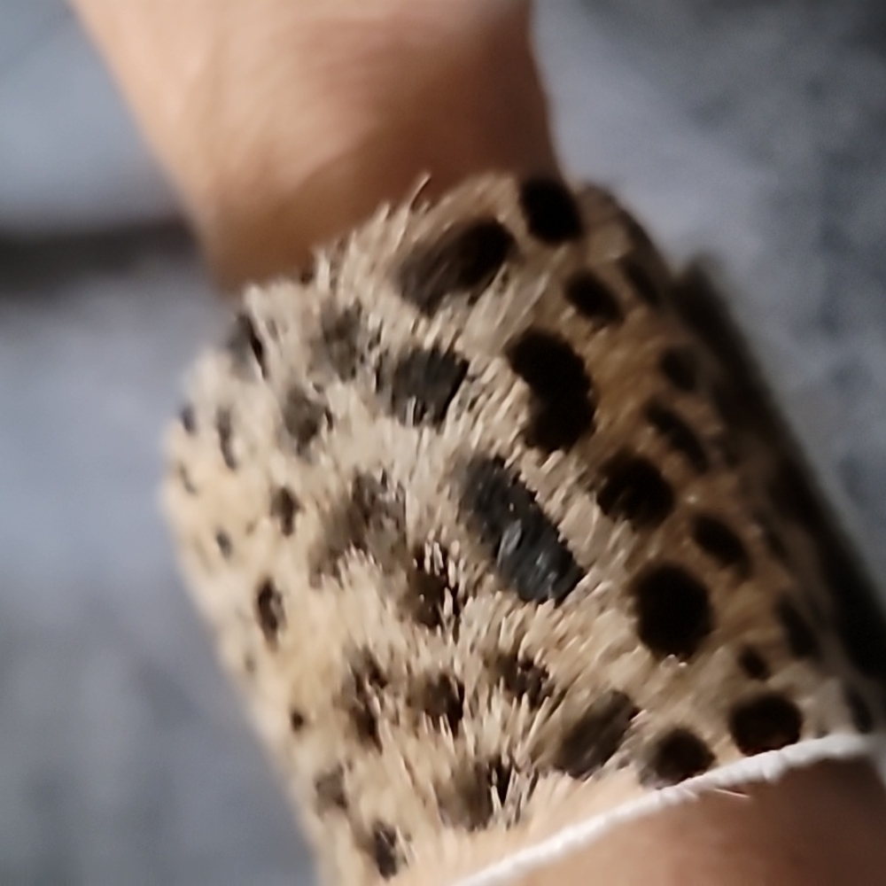 Leopard look fur cuff by Krush Kandy Boutique